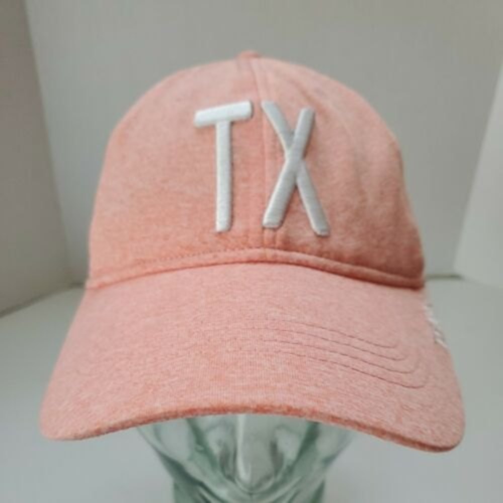 Home Free TX Texas Baseball Hat Peach Adjustable Cap